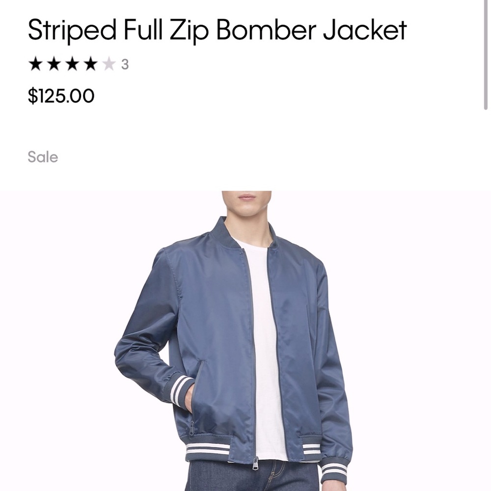 Calvin Klein Logo Bomber jacket